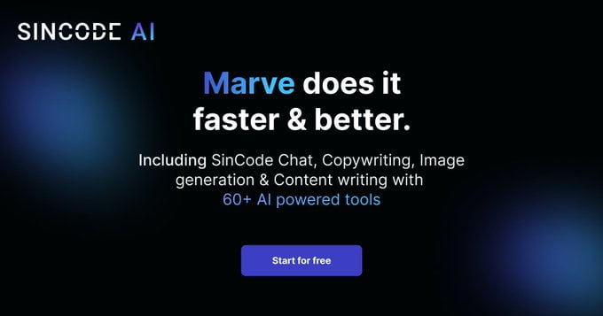 Experience the Next Level of Chatbot Technology with Marve Chat by Sincode AI