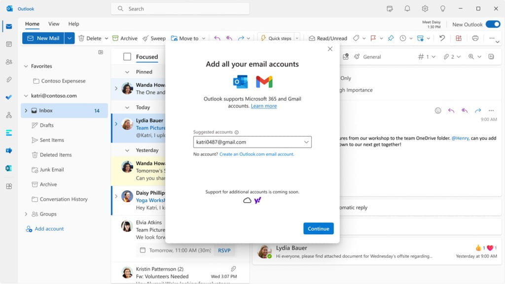 Say Hello To The New Outlook For Windows Now Compatible With Gmail