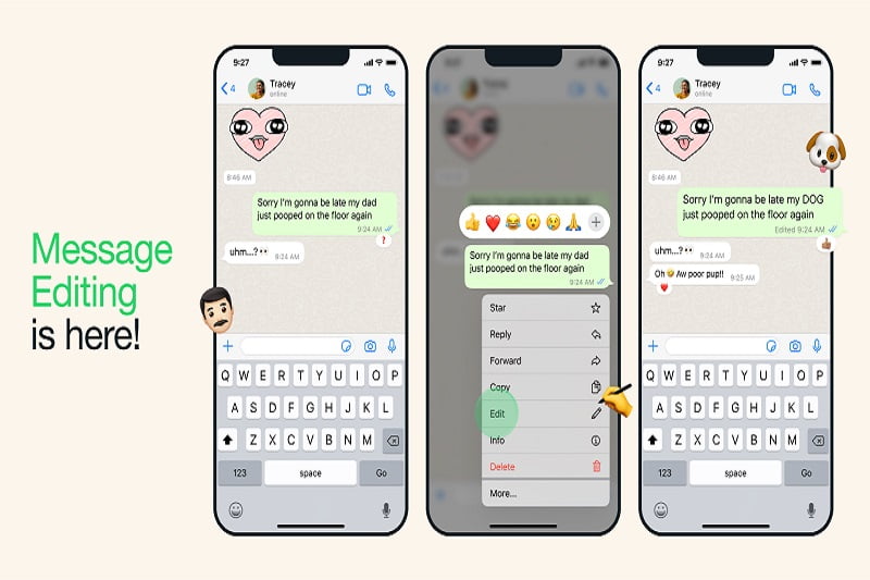 Whatsapp'S New Message Editing Feature