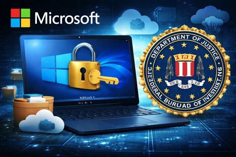 Microsoft BitLocker recovery keys handed to FBI, Windows 11 cloud privacy risk, encryption security