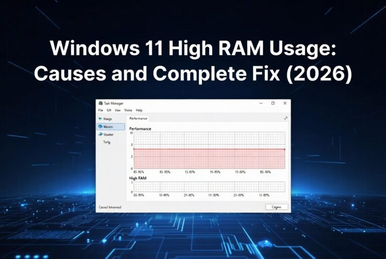 Windows 11 High RAM Usage